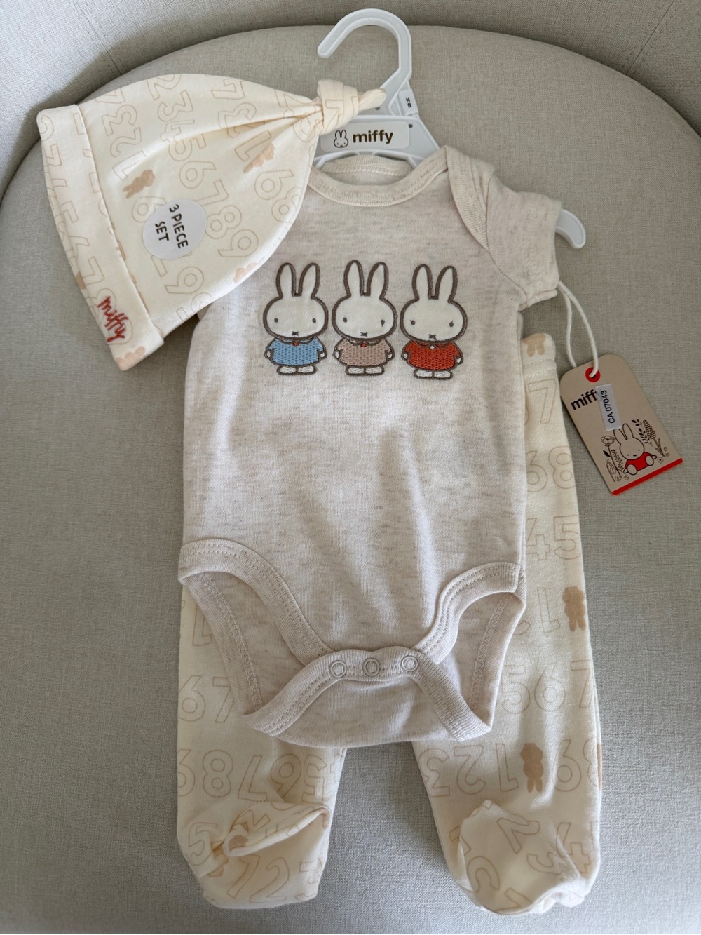 Miffy 3 Piece Baby Clothes
